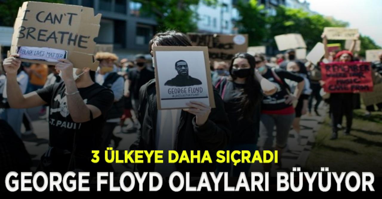 George Floyd için polis şiddeti karşıtı protestolar sürüyor!