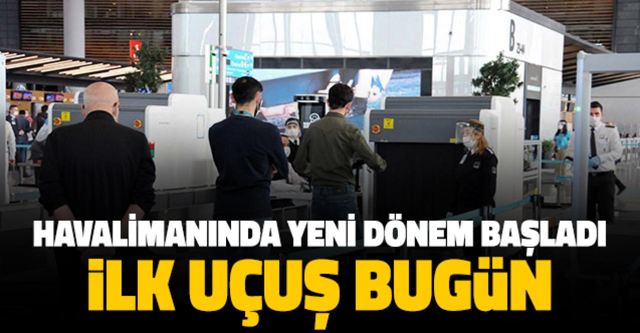 Uçak seferleri başlıyor