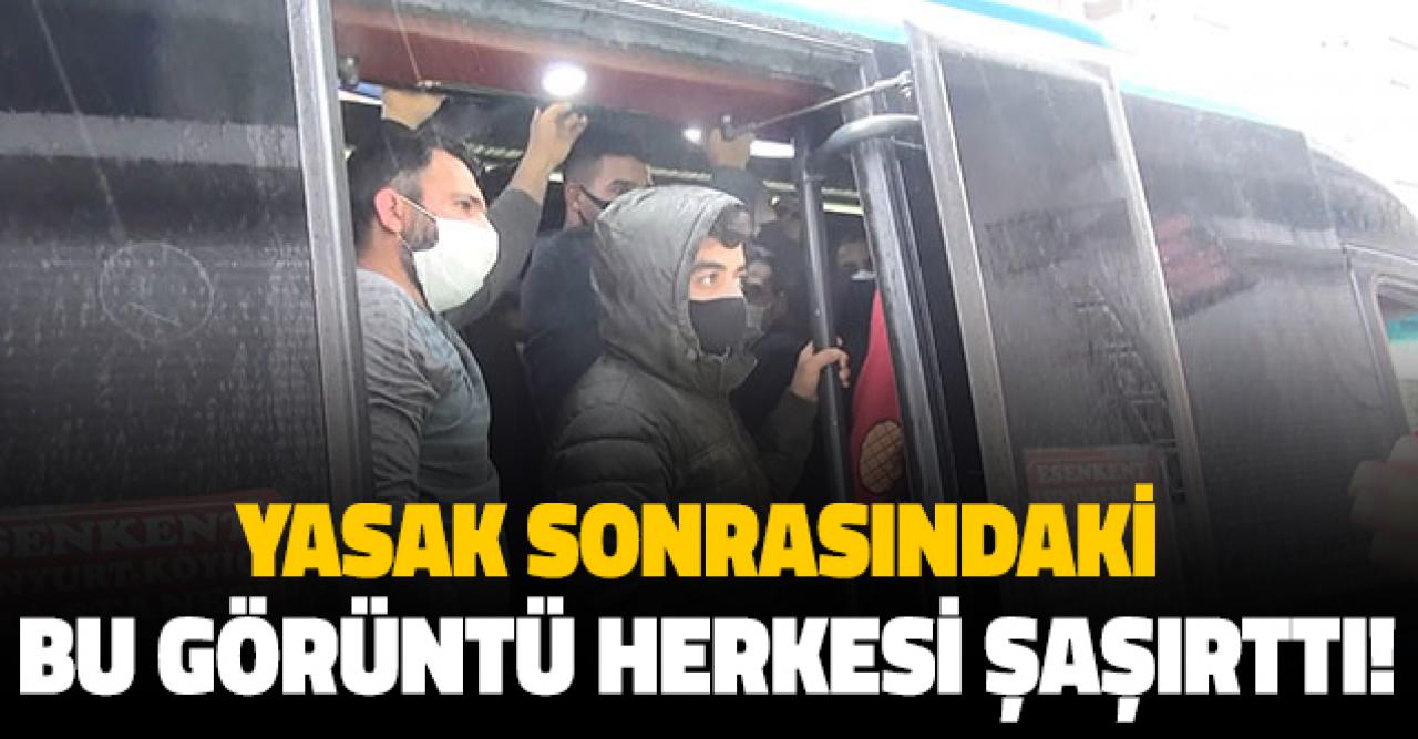 Esenyurt'ta 7 kişi olması gereken minibüsten 35 yolcu çıktı!