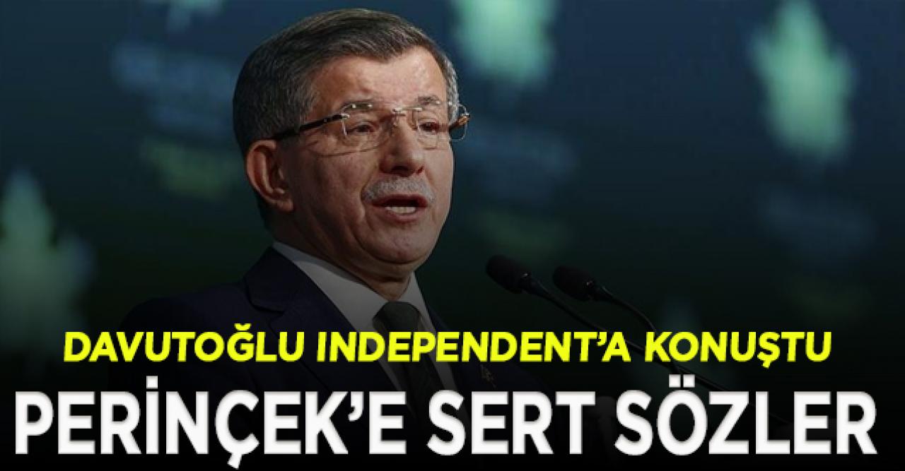 Davutoğlu: Erdoğan, Doğu Perinçek'e 'Sen kimsin?' diyemiyor