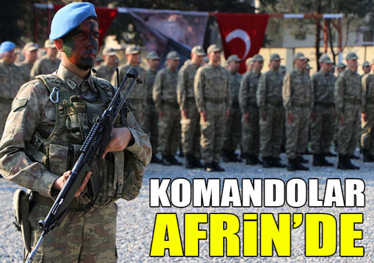 Komandolar Afrin'de