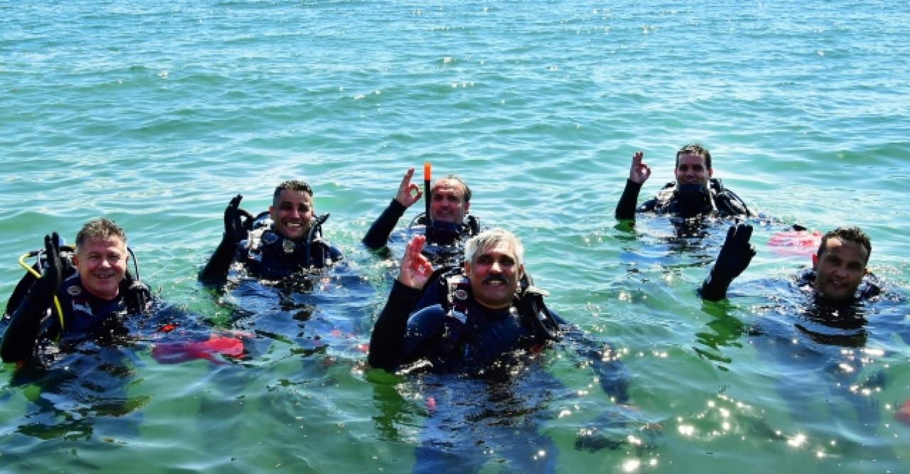 Beylikdüzü denizi temizledi