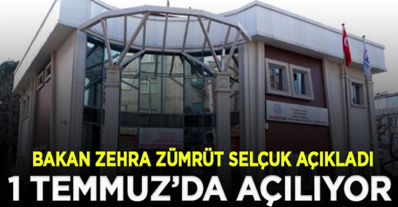 Gündüzlü Bakım Merkezleri 1 Temmuz'da yeniden açılacak