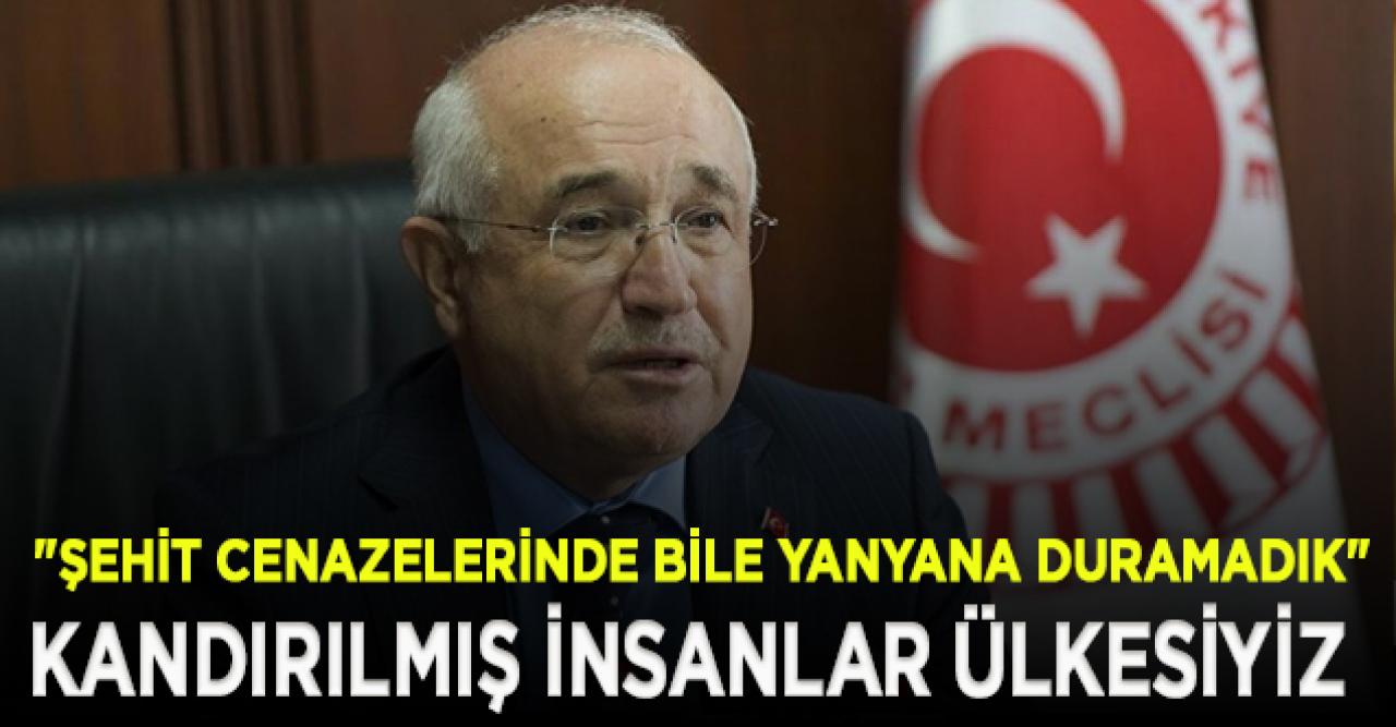 Cemil Çiçek' ten 'Ak Parti' değerlendirmesi: Siyaseten ve dinen kandırılmış insanlar ülkesiyiz