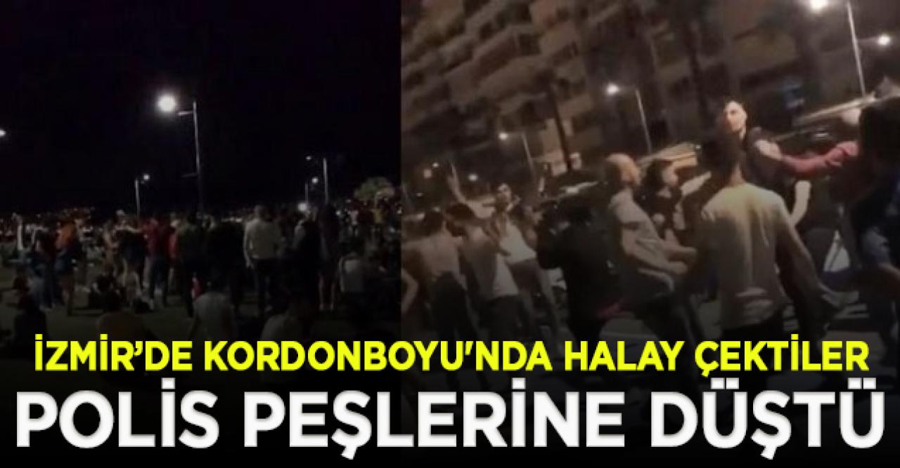 İzmir'de Kordonboyu'nda halay çektiler!