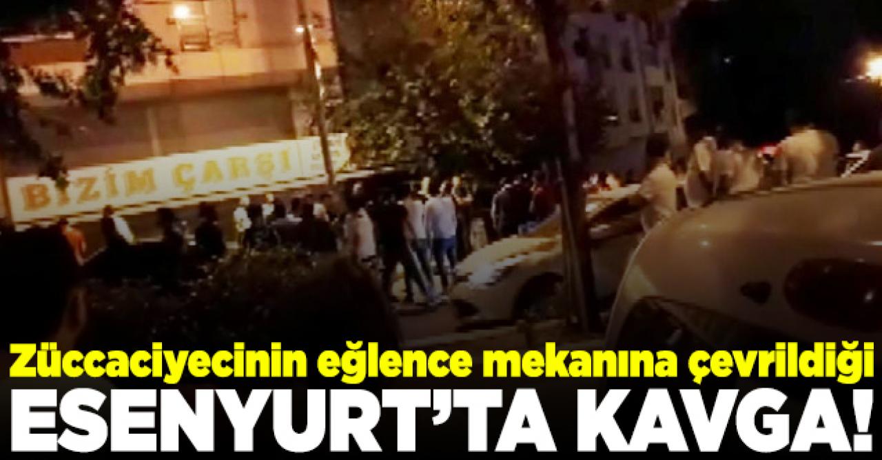 Esenyurt'ta züccaciyeciyi eğlence mekanına çevirdiler, kavga çıktı!