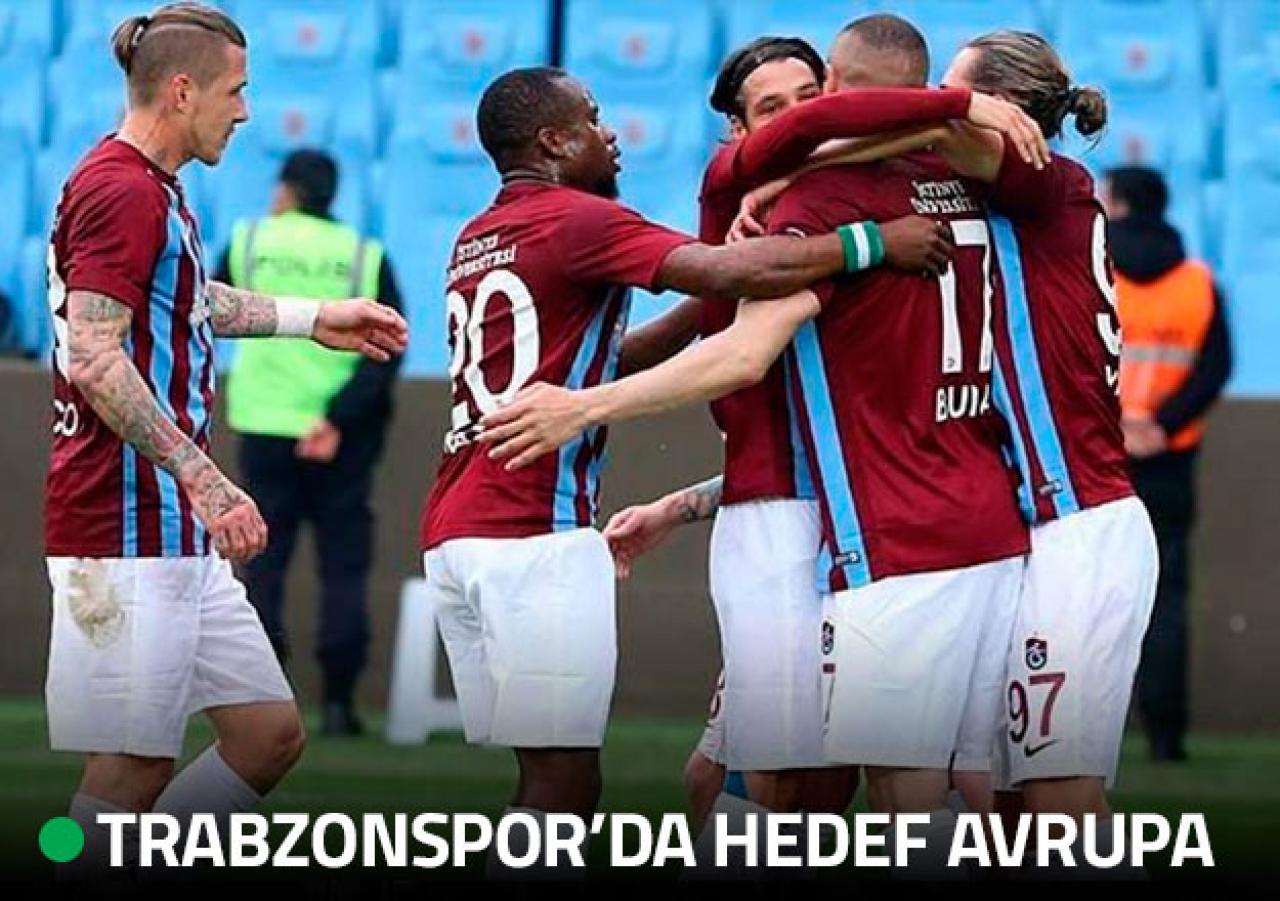 Trabzonspor'da hedef Avrupa