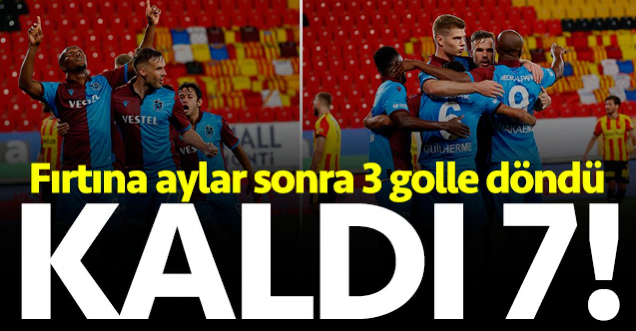 Trabzonspor'dan muhteşem açılış! Kaldı 7...