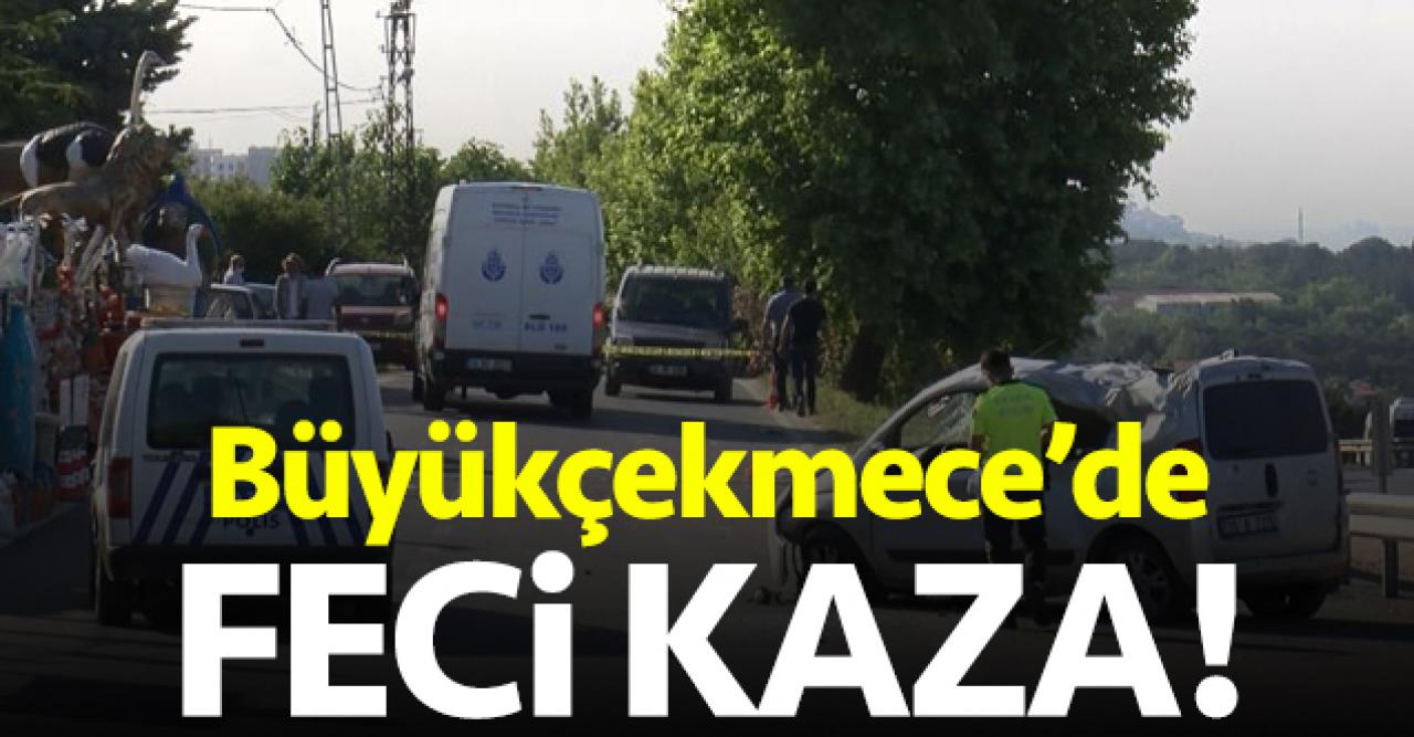 Büyükçekmece'de feci kaza: 1 ölü