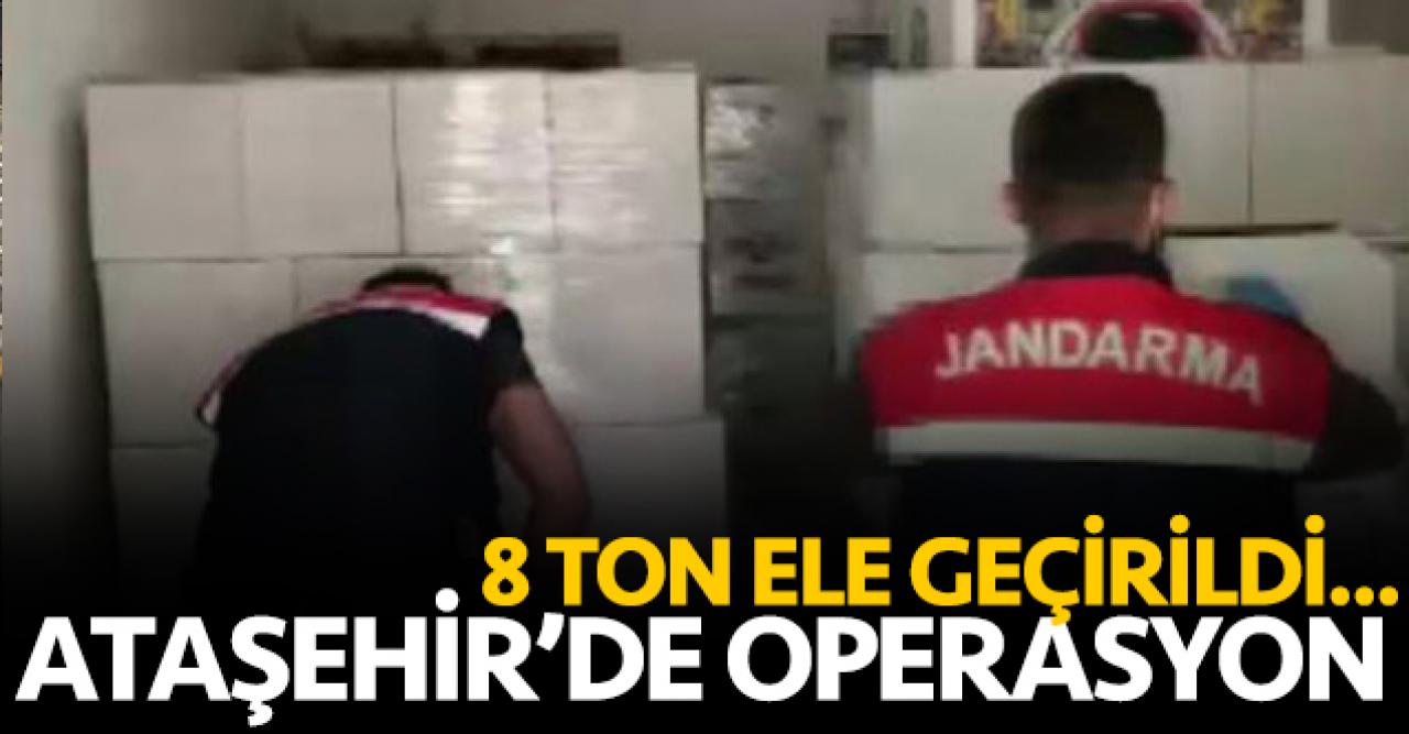 Ataşehir'de 8 ton etil alkol ele geçirildi