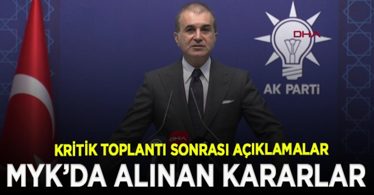 AK Parti Sözcüsü Ömer Çelik'ten 'yeni normal' uyarısı!