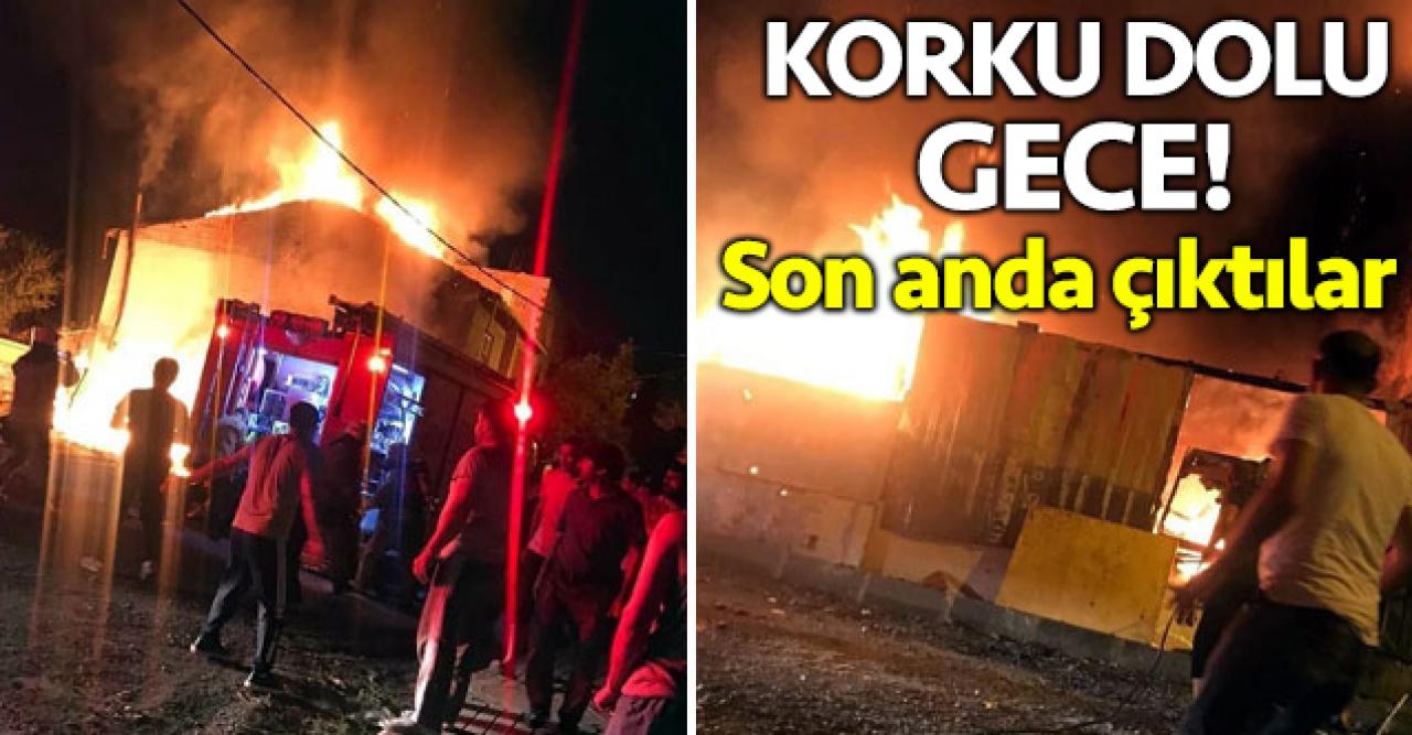 Avcılar'da yangın! Son anda kaçtılar...