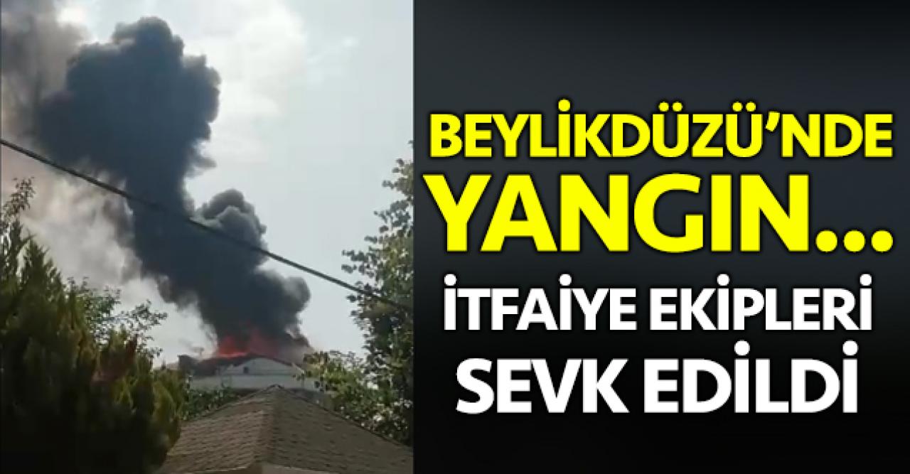 Beylikdüzü Dereağzı Mahallesi'nde yangın!