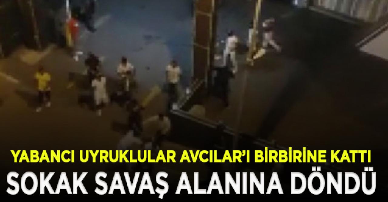 Avcılar'da sokağı savaş alanına çeviren kavga!