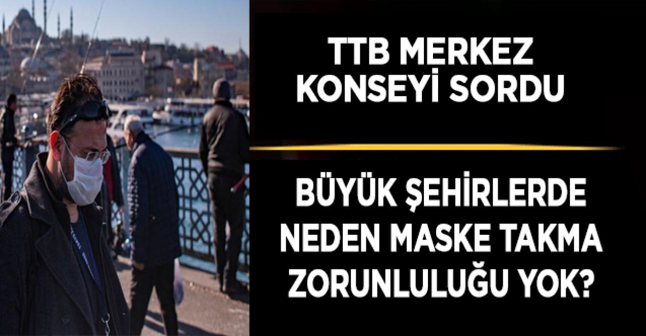 TTB Merkez Konseyi Başkanı Prof. Adıyaman: Büyük şehirlerde neden maske takma zorunluluğu yok?