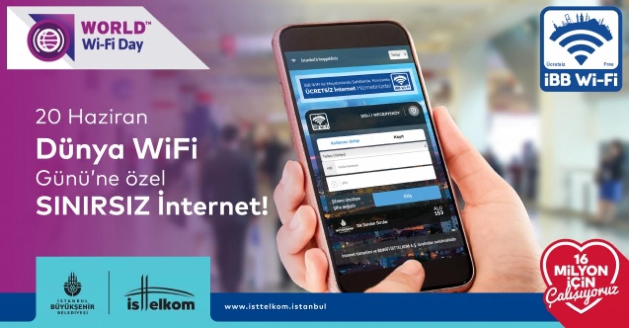 İBB Dünya WiFi Günü'nde sınırsız ve bedava internet verecek