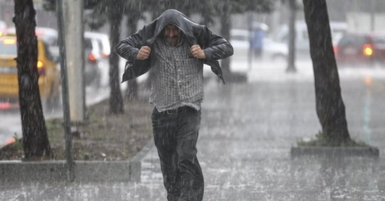 Meteoroloji'den 9 il için sağanak ve dolu uyarısı