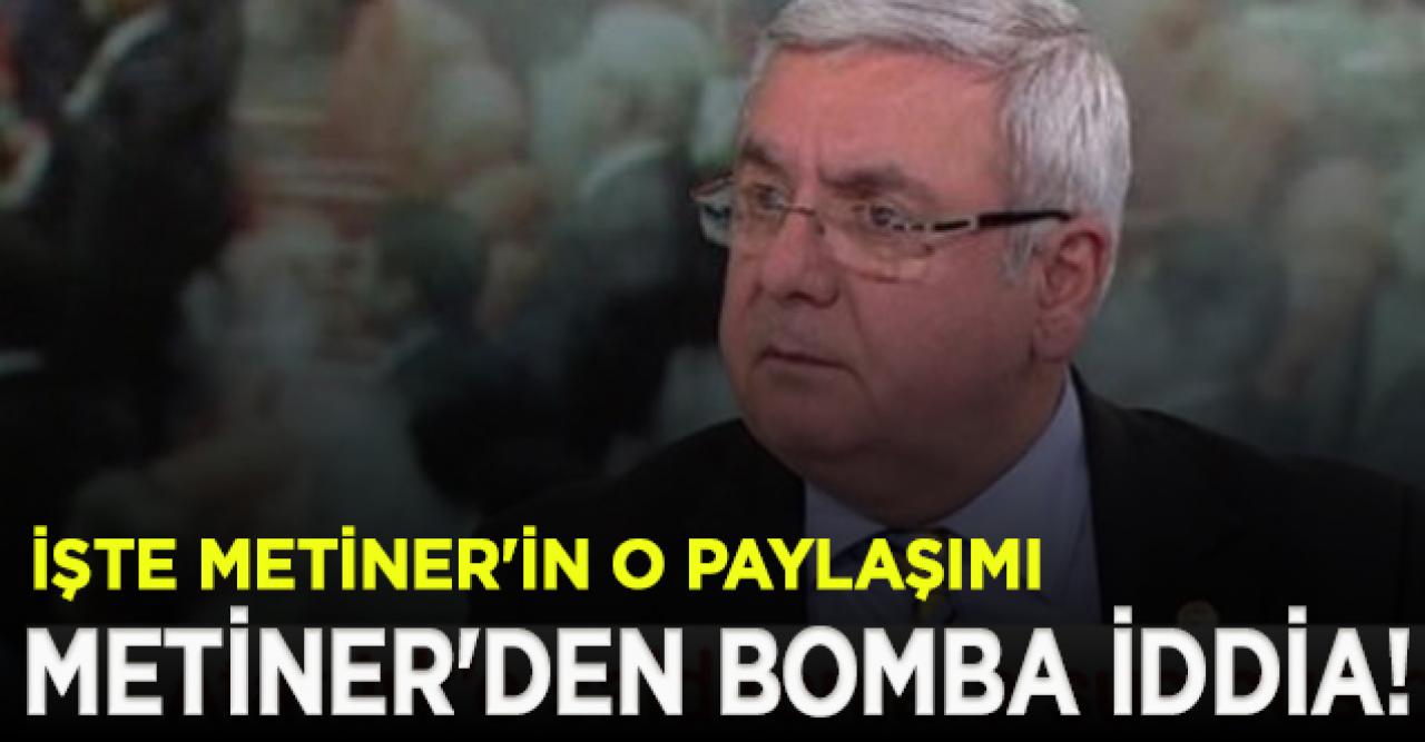 Mehmet Metiner, 15 Temmuz'da Erdoğan'ı yalnız bırakan bakanın ismini açıkladı