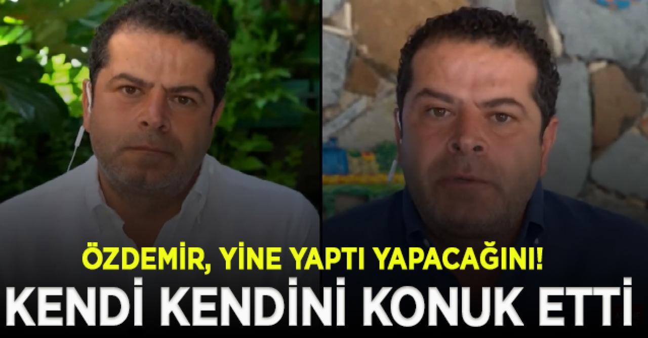 Özdemir'den sıradışı hareket: Kendi program konuğu kendisi oldu!