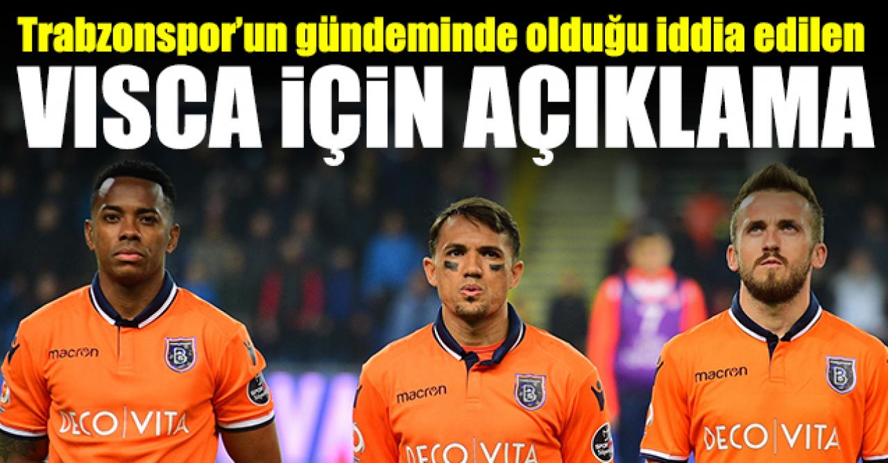 Trabzonspor'un gündemindeki Edin Visca için ilk açıklama...