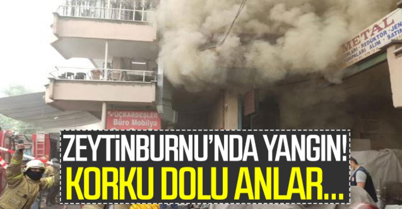 Zeytinburnu Davutpaşa Caddesi'nde yangın!