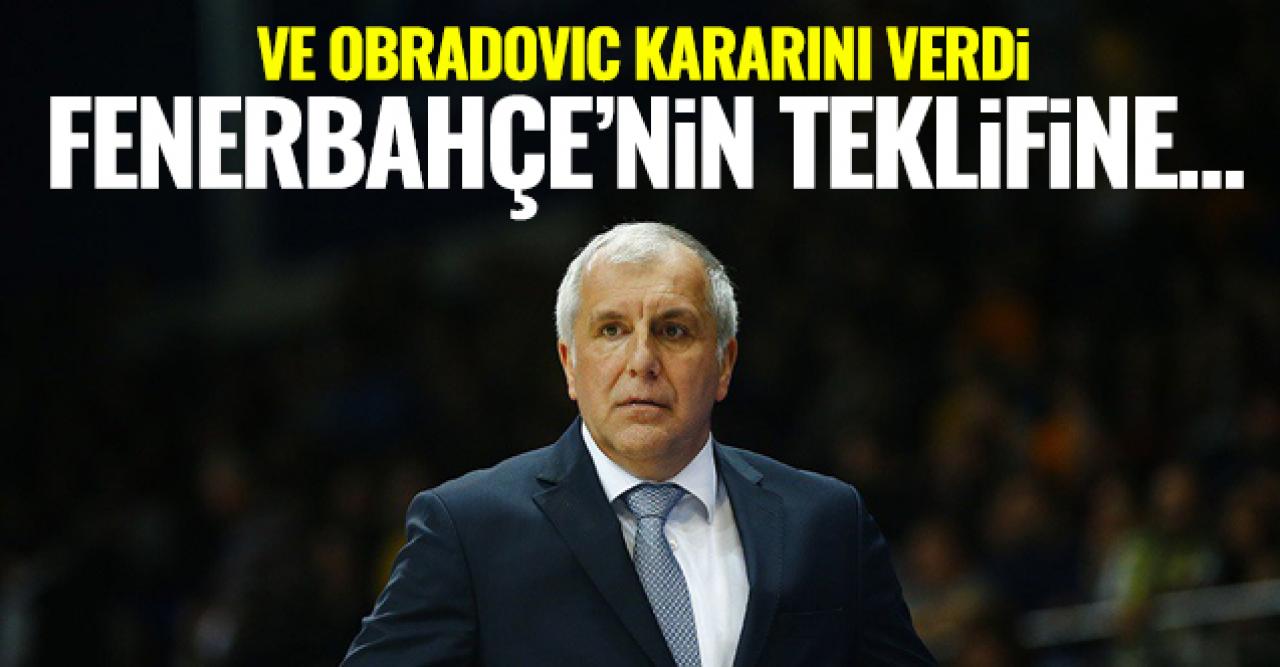 Obradovic Fenerbahçe'deki geleceğine karar verdi! Önümüzdeki sezon...