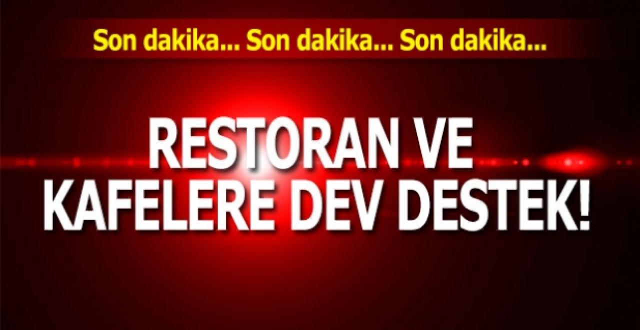 Bakan Ersoy açıkladı: Restoran ve kafelere dev destek pazartesi günü başlıyor!