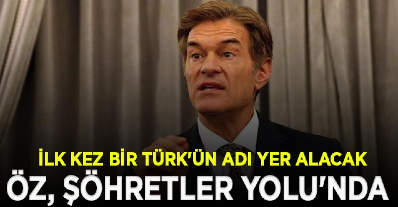 Dr. Mehmet Öz, Şöhretler Yolu'na adı yazılacak ilk Türk oldu!