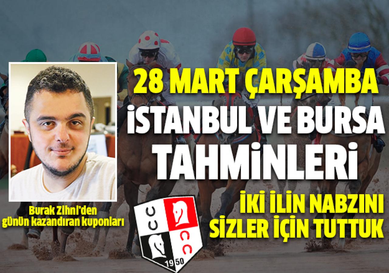 28 Mart 2018 Çarşamba İstanbul ve Bursa At Yarışı Tahminleri