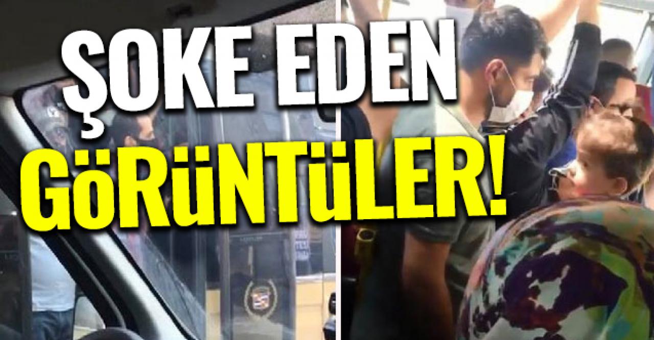 Sultangazi, Arnavutköy ve Esenler'deki minibüslerde şoke eden anlar!