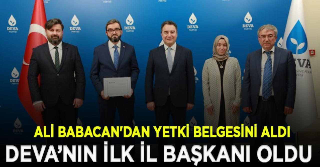 DEVA Partisi'nin ilk il başkanı belli oldu|Seyit Karaca kimdir?