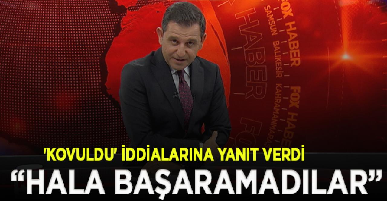 Fatih Portakal'dan 'kovuldu' iddialarına yanıt: Duydum ki, yine birileri kovdurmuş beni