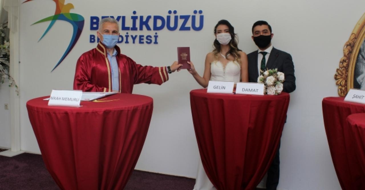 Beylikdüzü'nde tedbirli nikah