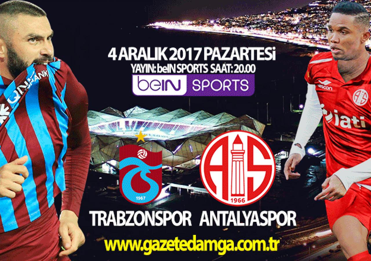 Trabzonspor Antalyaspor maçı saat kaçta ve hangi kanalda - İlk 11'ler