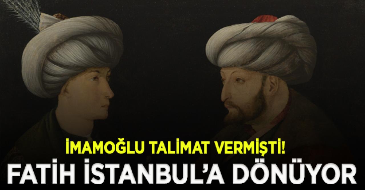 Fatih Sultan Mehmet'in portresi İstanbul'a dönüyor! 6,5 milyon liraya İBB satın aldı