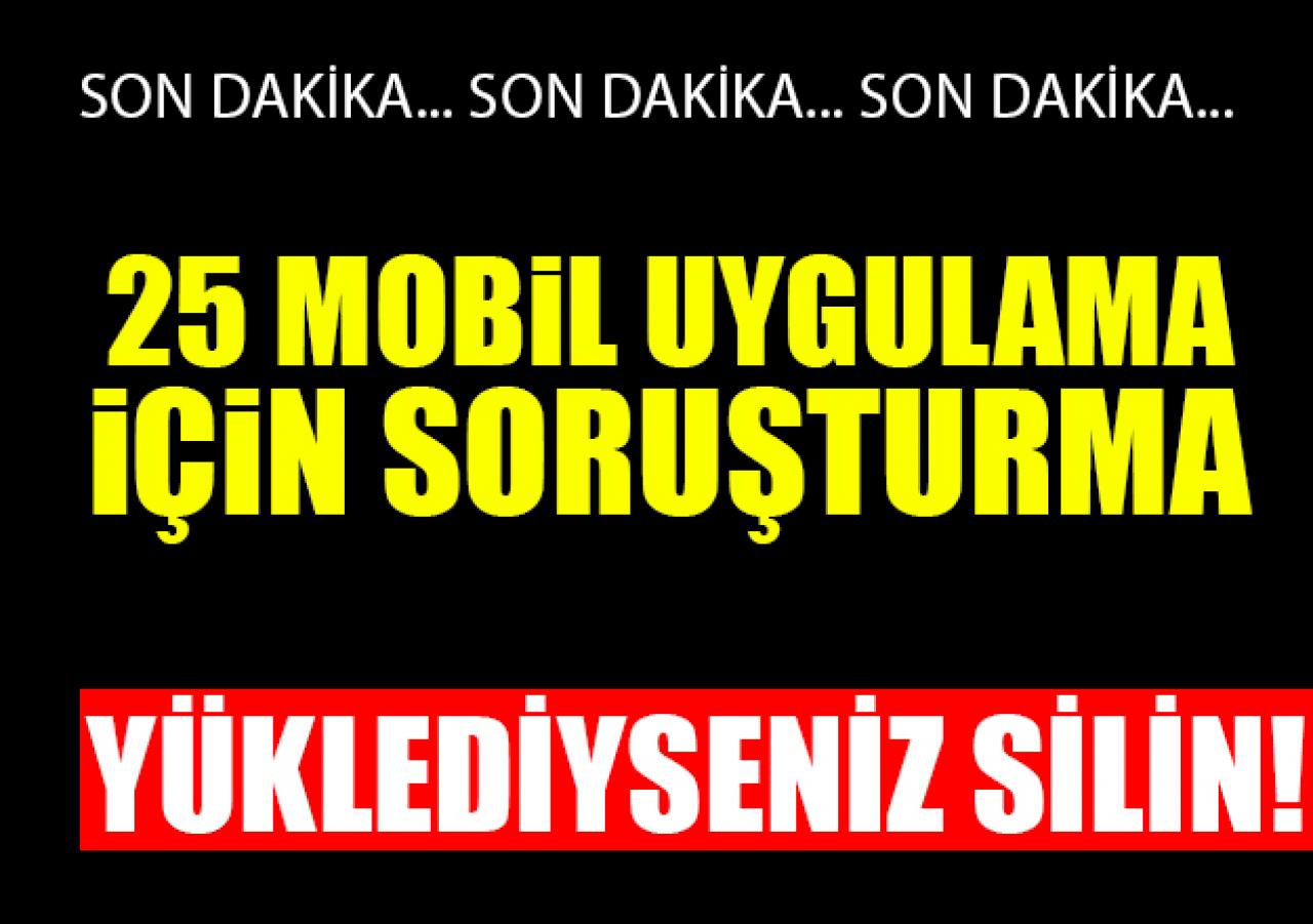 FLAŞ! BTK'dan rehberde kayıt gösteren 25 mobil uygulamaya inceleme