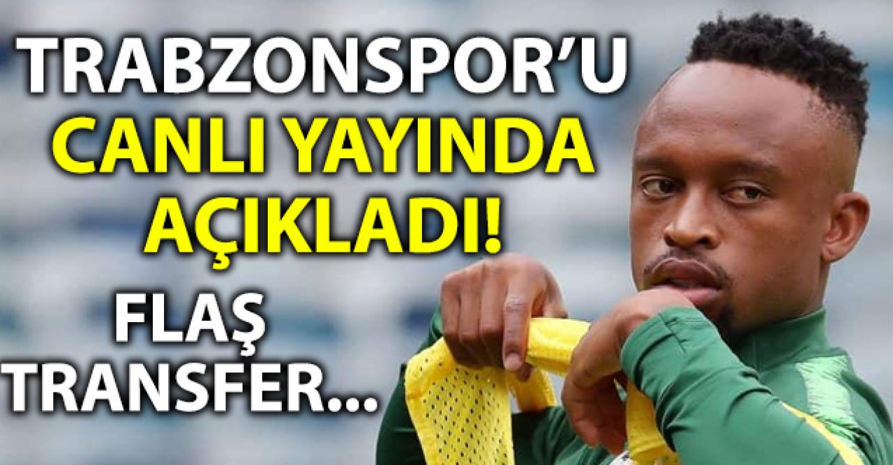 Canlı yayında 'Trabzonspor beni istiyor' açıklaması yaptı! Lebogang Phiri kimdir?