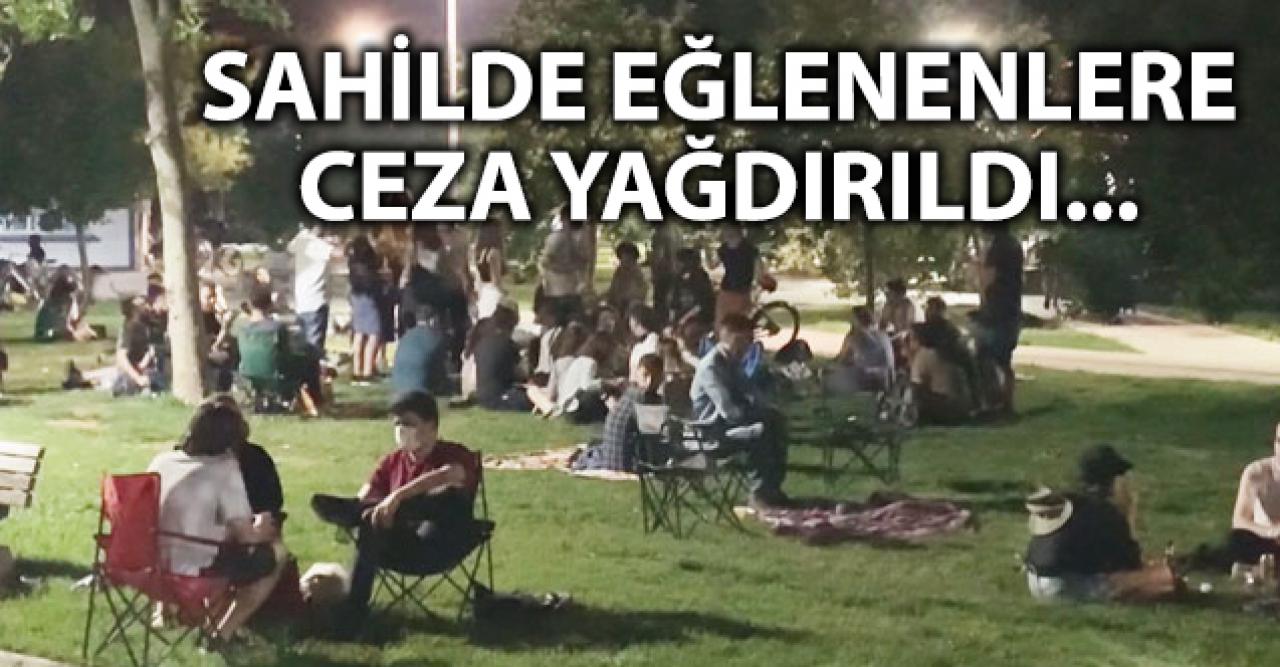 Moda sahilinde kurallara uymayanlara ceza yağdı!