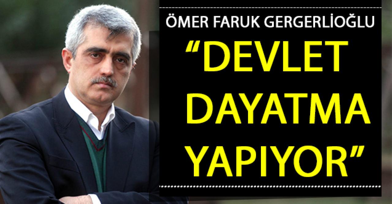 Ömer Faruk Gergerlioğlu: Tek çözüm demokrasi