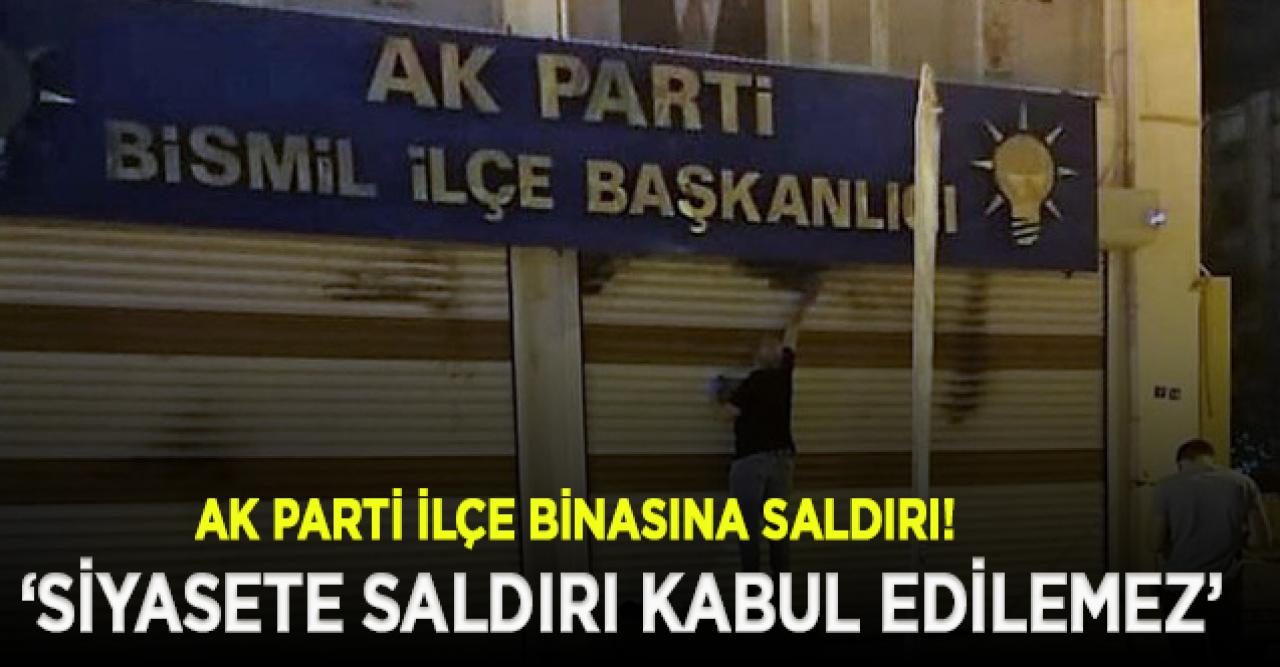 AK Parti İlçe Başkanlığı binasına molotofkokteylli saldırı: 2 gözaltı