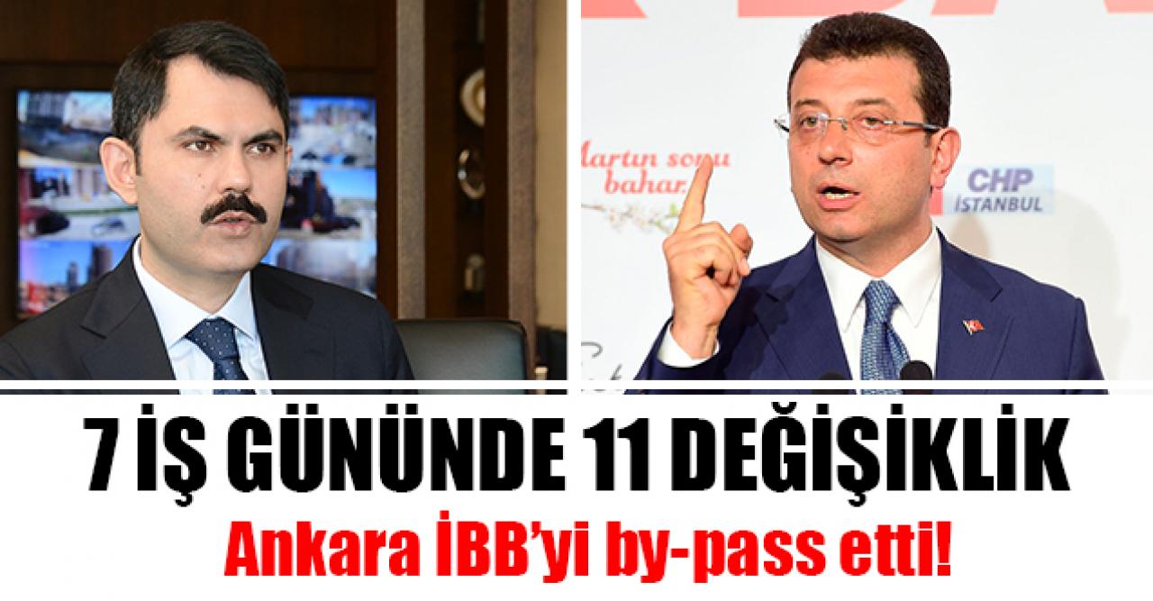 7 iş gününde 11 plan değişikliği