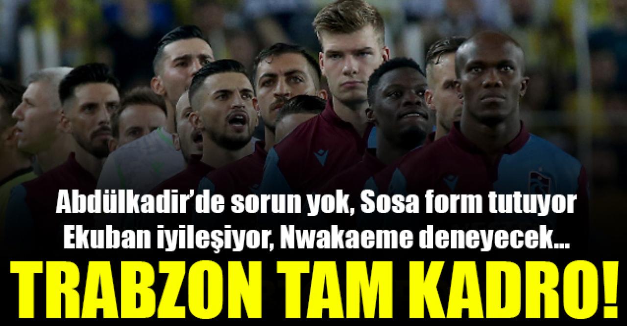 Trabzonspor İstanbul'a tam kadro gitmenin hesaplarını yapıyor