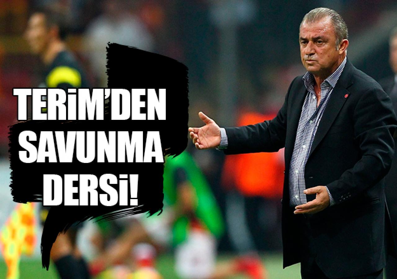 Terim'den savunma dersi