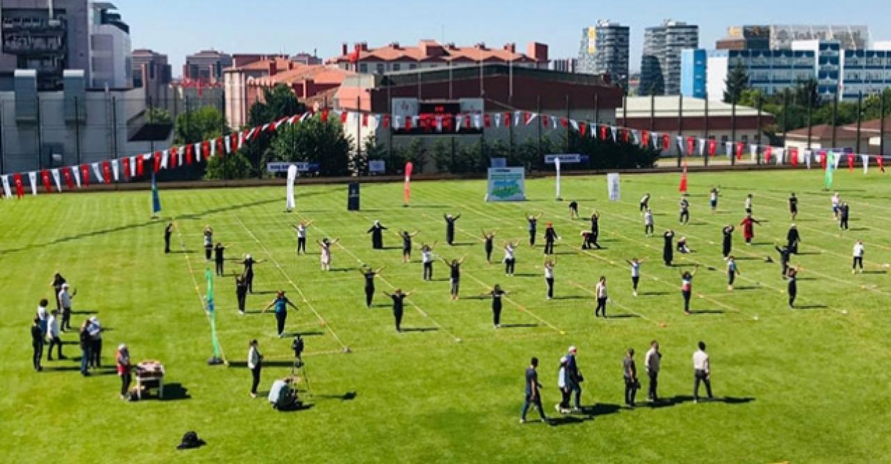 Bahçelievler’de kontrollü sabah sporu