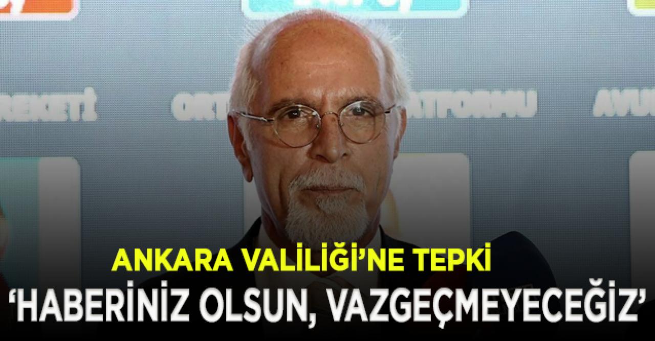 İstanbul Barosu'ndan Ankara Valiliği'nin yasağına tepki!