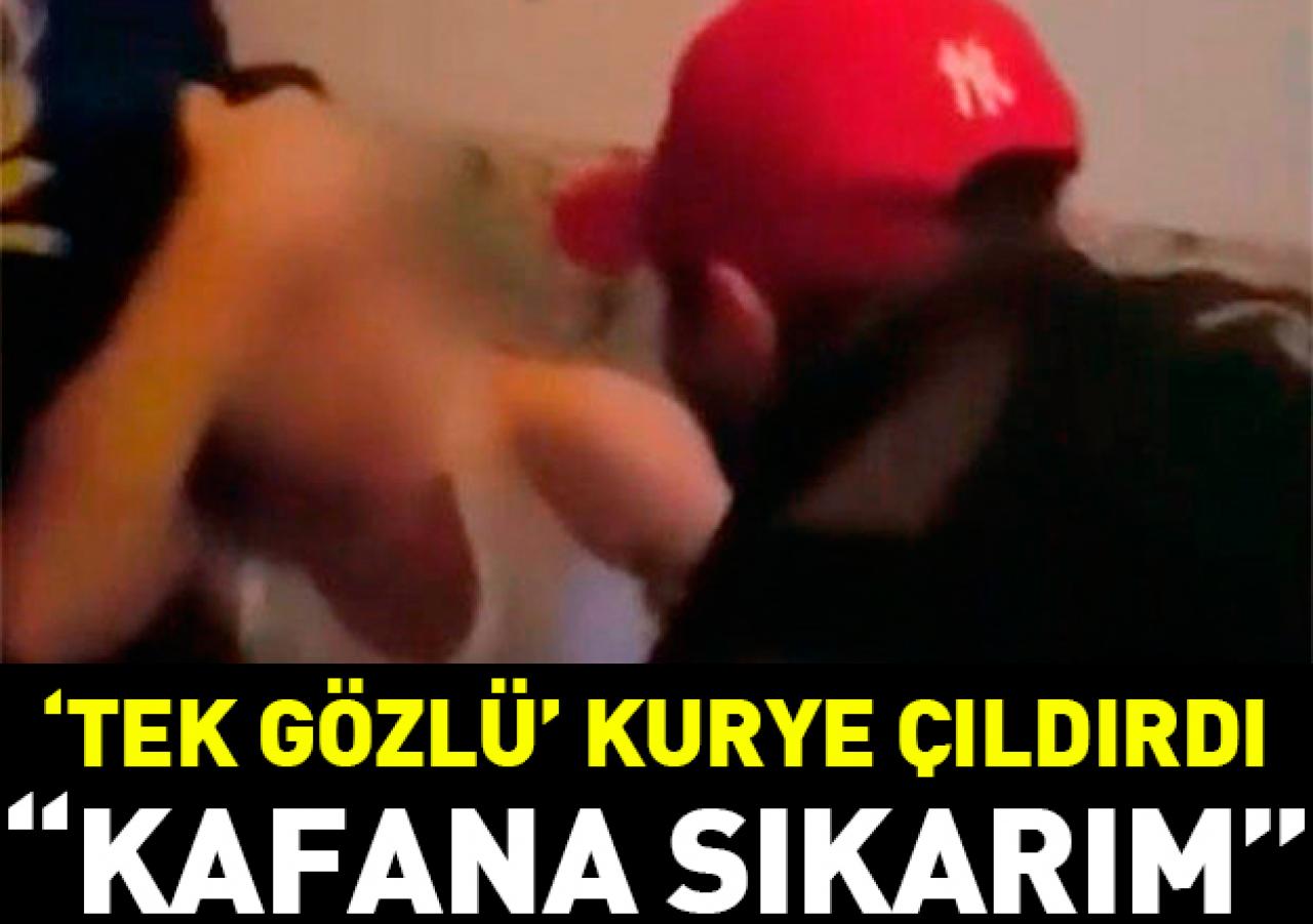 İnternetten yemek siparişini getiren kurye müşteriye saldırdı