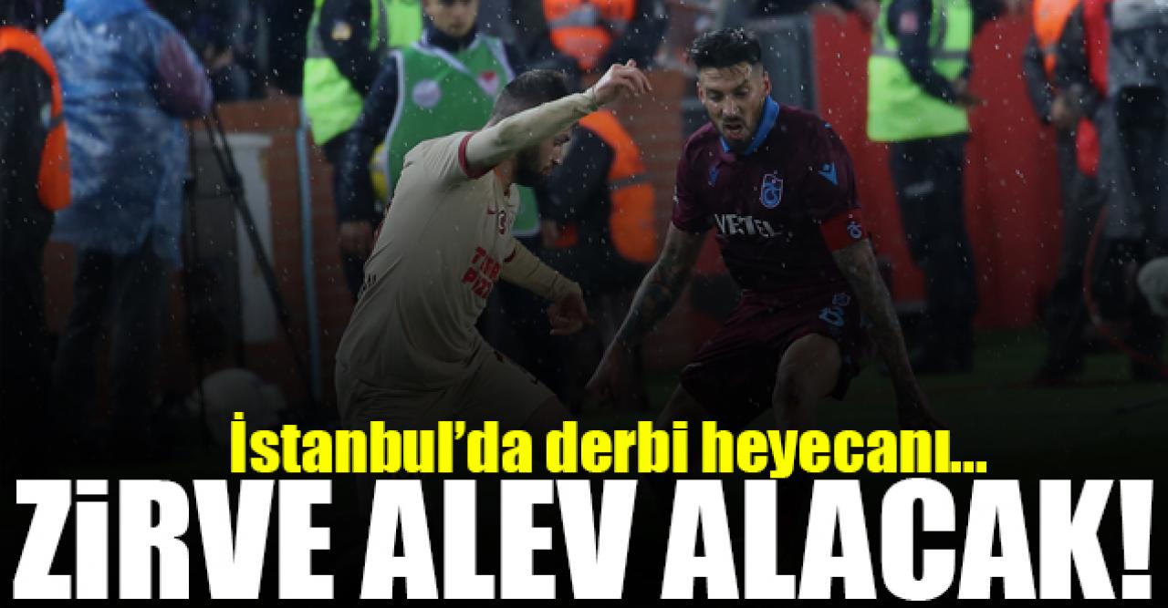 Zirve bu maçla alev alacak! Galatasaray'ın konuğu Trabzonspor