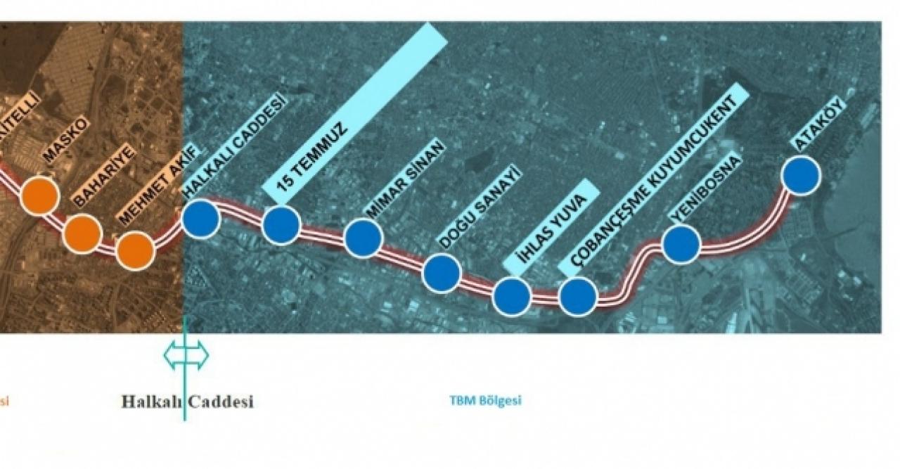 İkitelli-Ataköy Metro Hattı'nda tünel kazısı tamamlanıyor