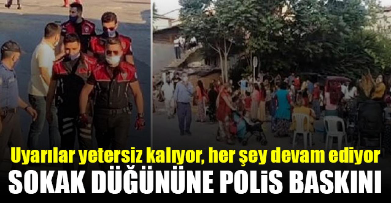 Ataşehir'deki sokak düğününe polis baskını