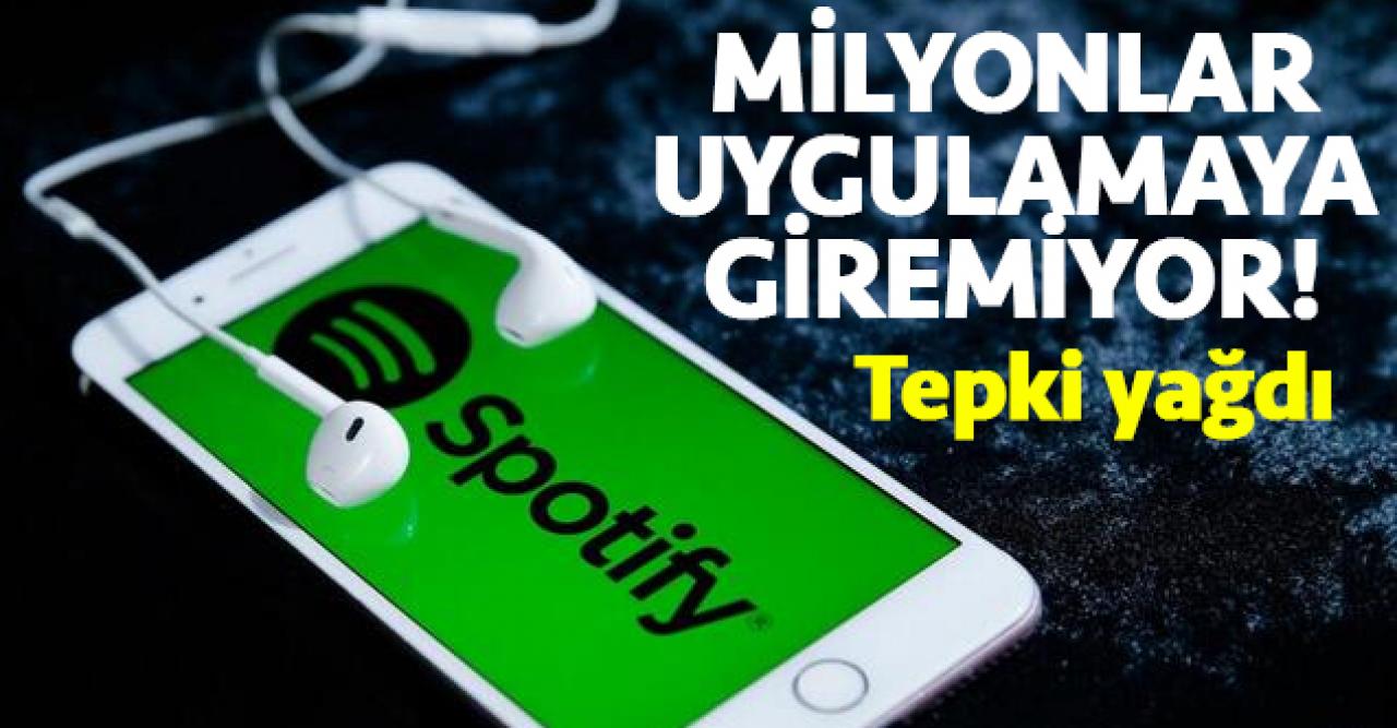 Spotify uygulamadan atıyor! Spotify çöktü mü neden açılmıyor?